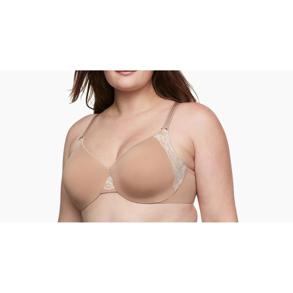 Olga by Warners Cloud 9 Underwire Unlined Minimizer Bra Nude 40DD ‎ G18961A